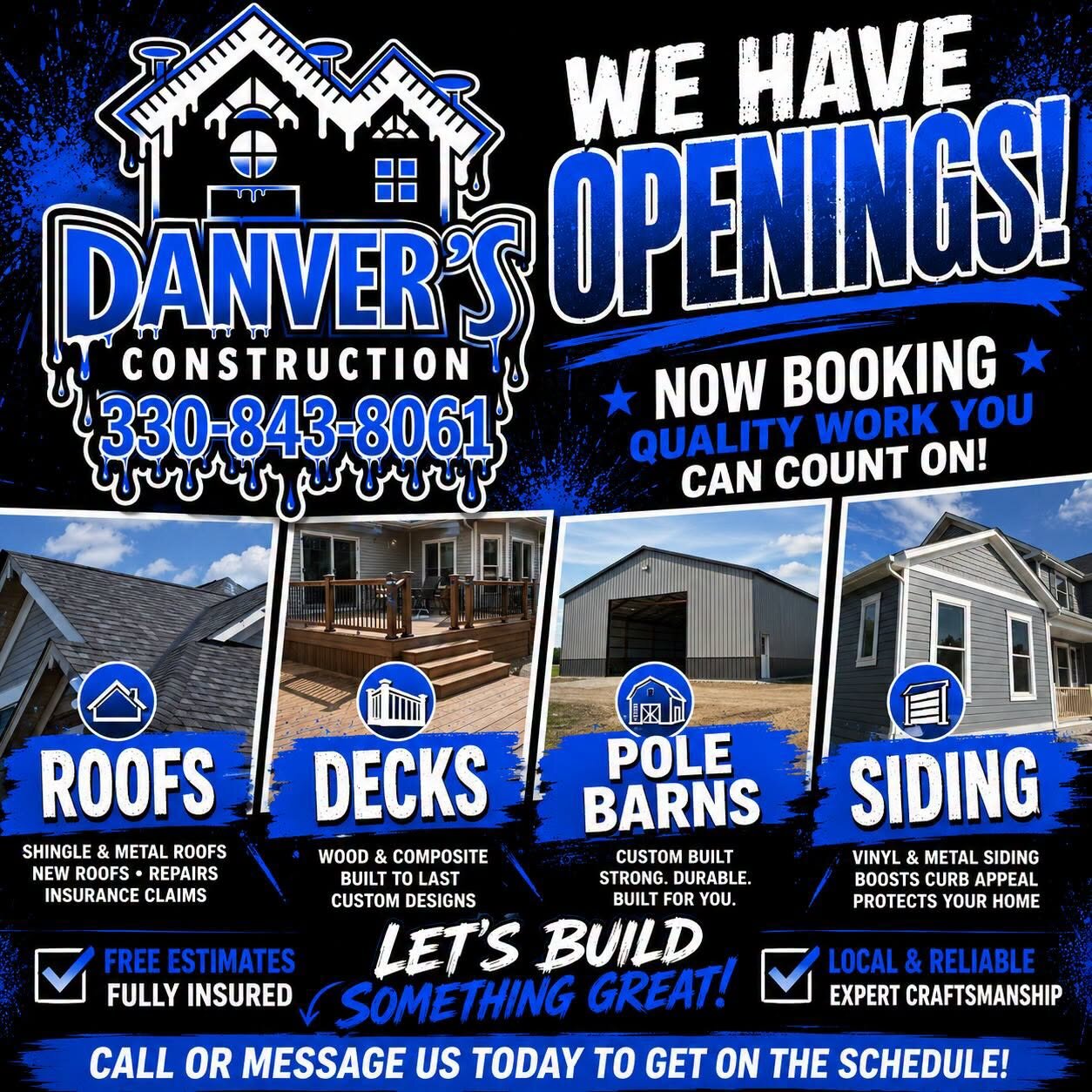 Danver's Construction logo